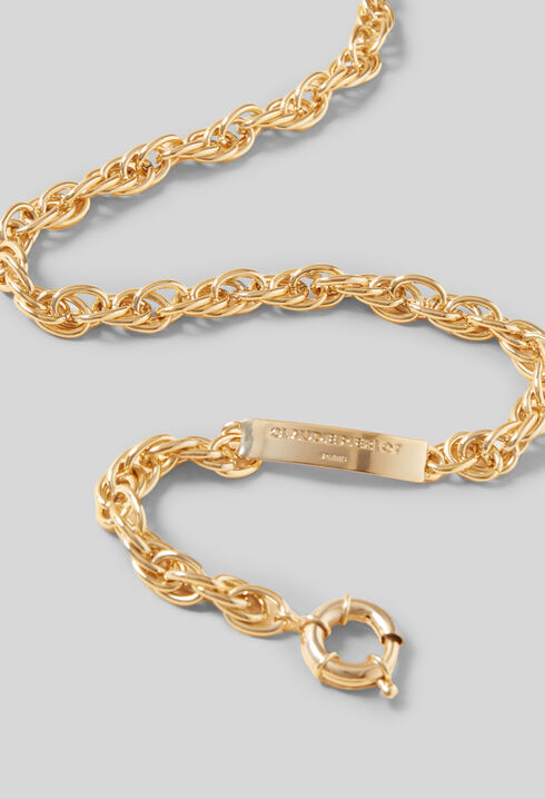 Ceinture chaîne torsadée coeur