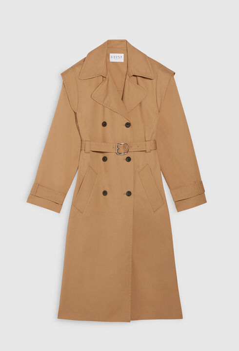 Beige  trench coat