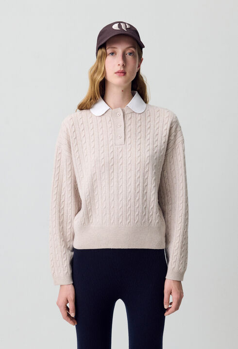 Pull col claudine