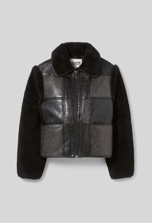 Mixed-material jacket