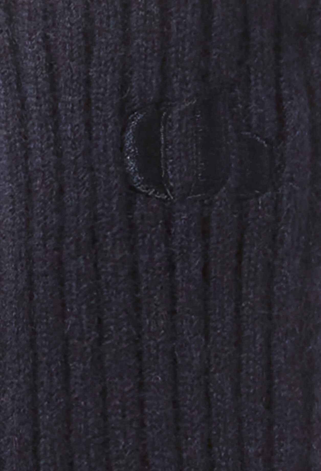 Navy cashmere mittens