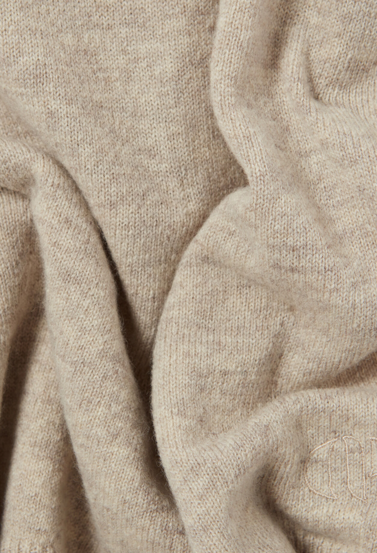 Wollpullover mit Stehkragen
