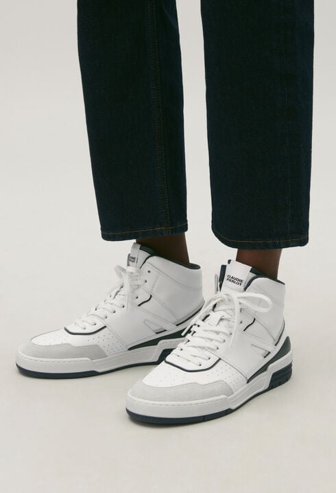 Baskets montantes blanches