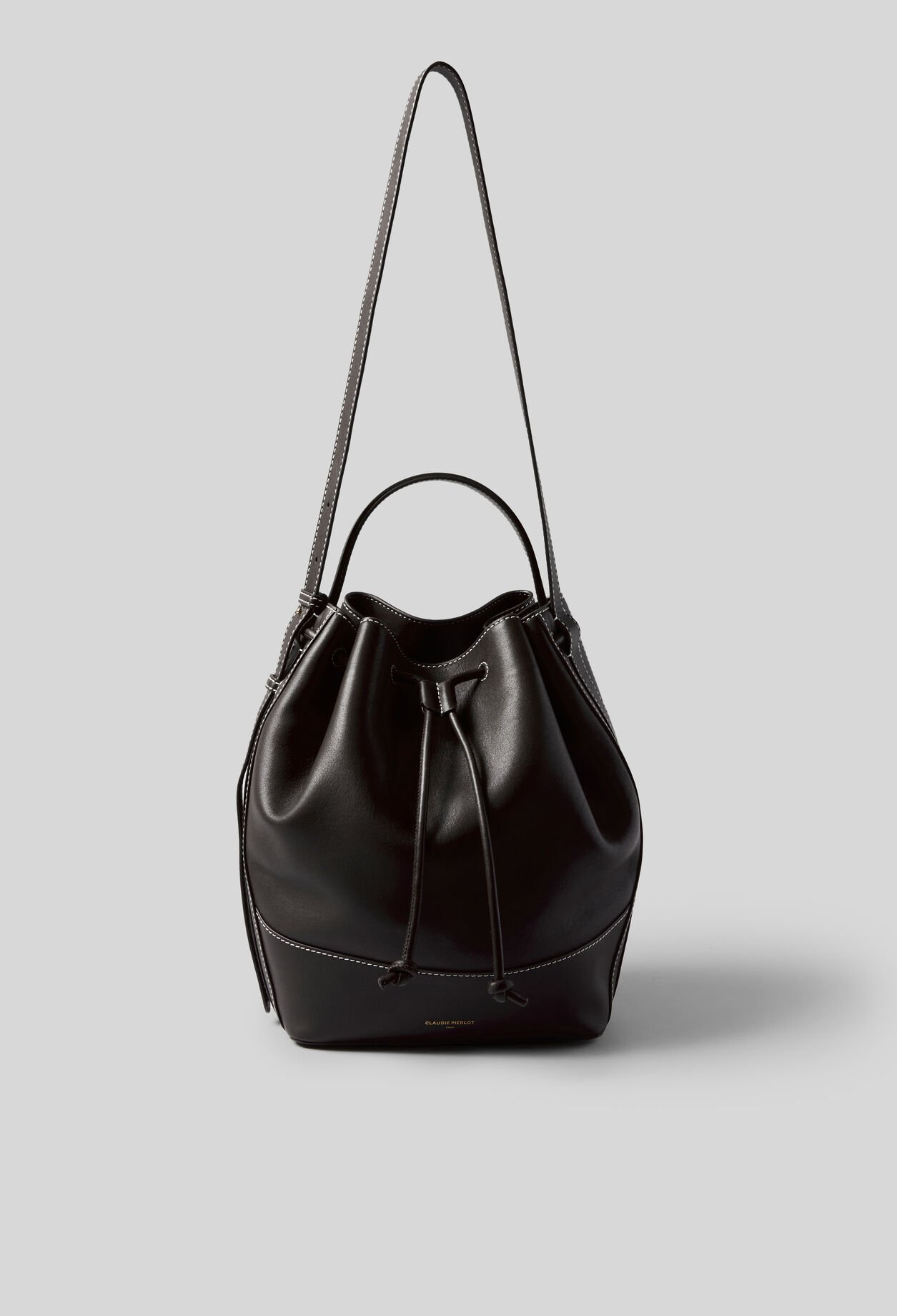 Large Leather Bucket Bag