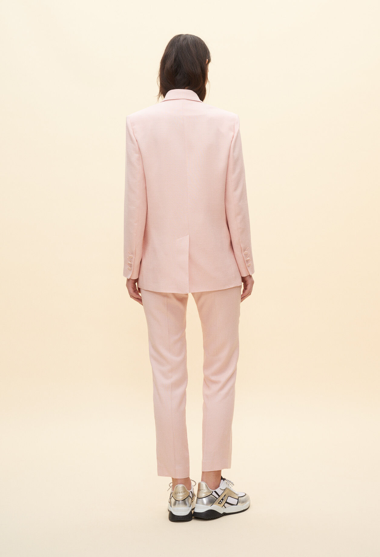 Rosa Anzugjacke