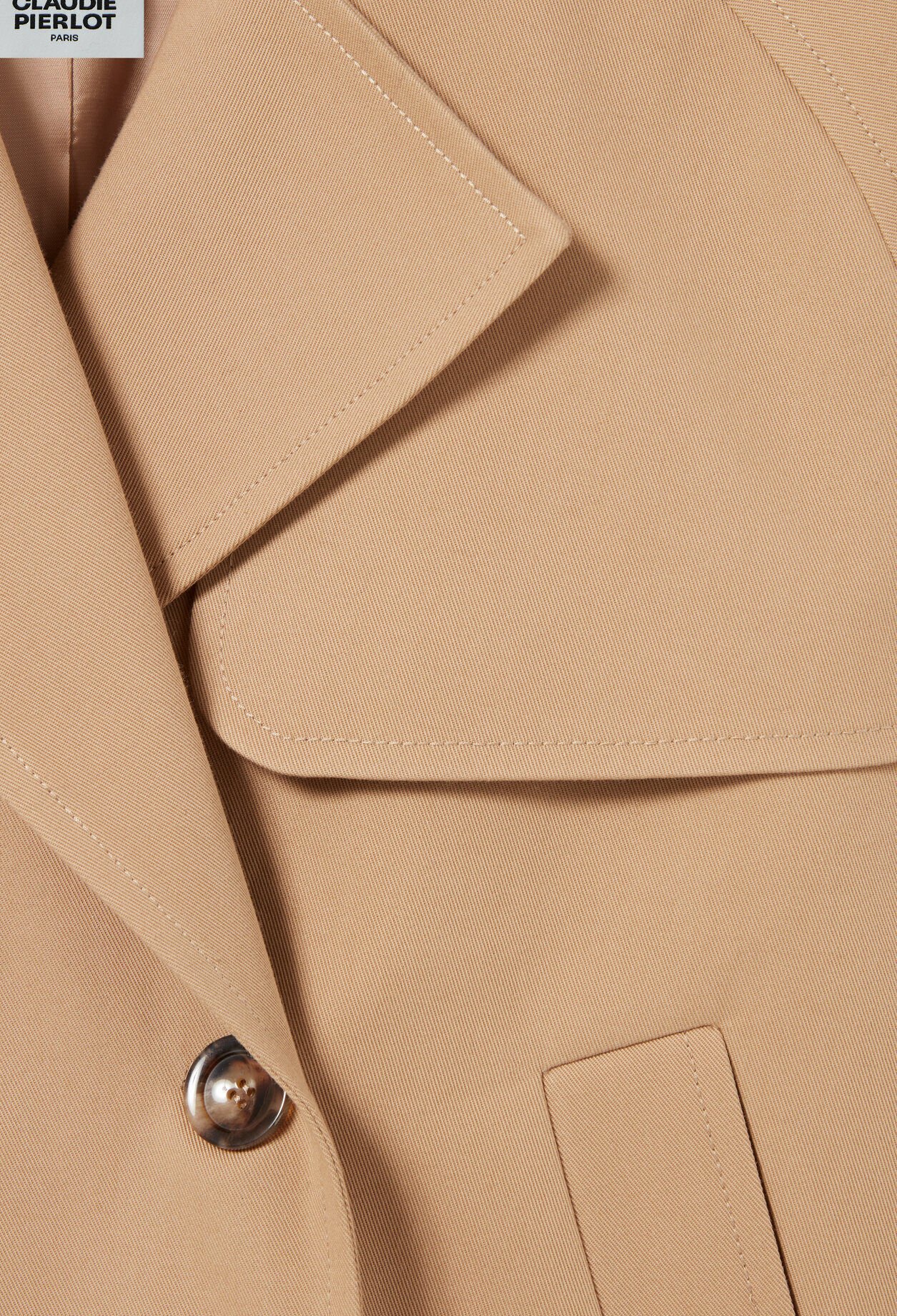 Short trench jacket