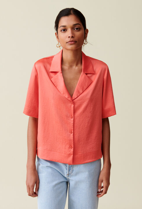 Chemise  fluide satinée