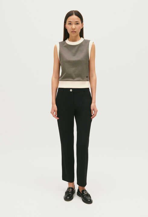 Plain tailored trousers 