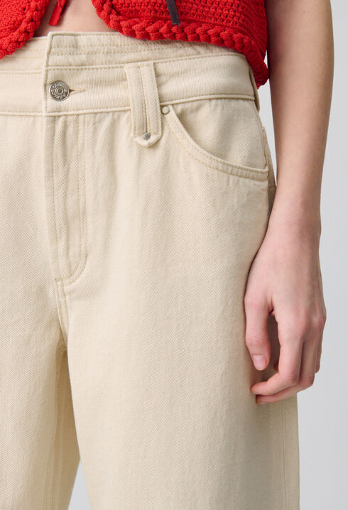 Straight leg jeans