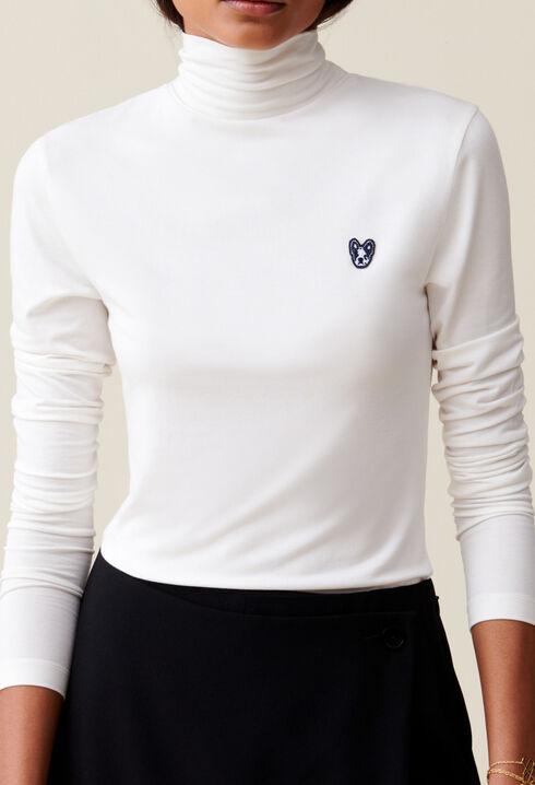 Top Jean Toto mit Rollkragen