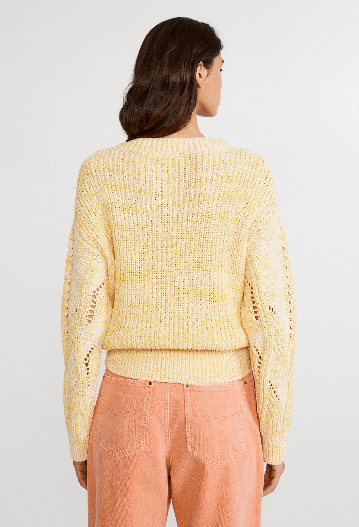 Openwork pullover