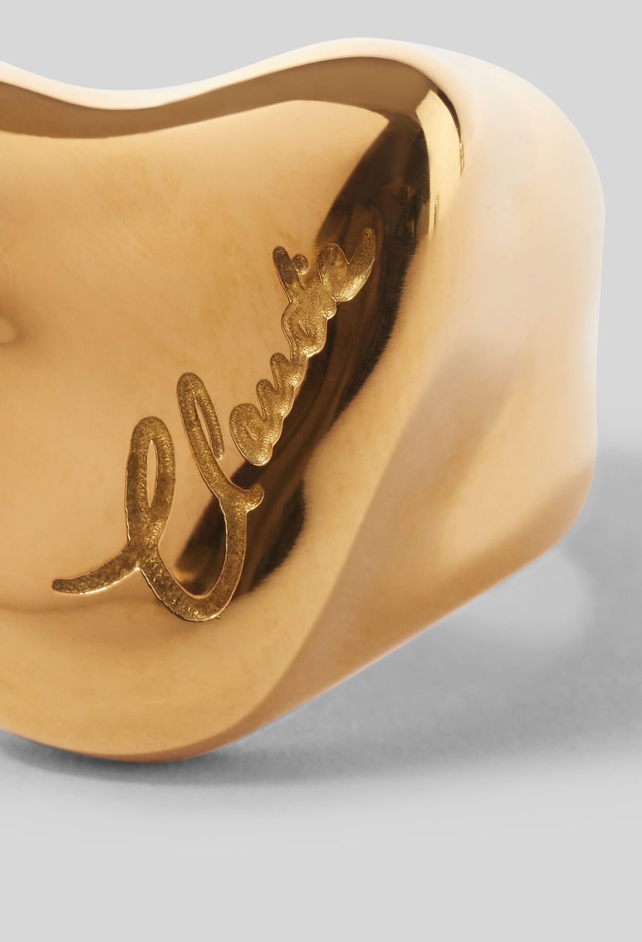 Bague chevali&egrave;re coeur