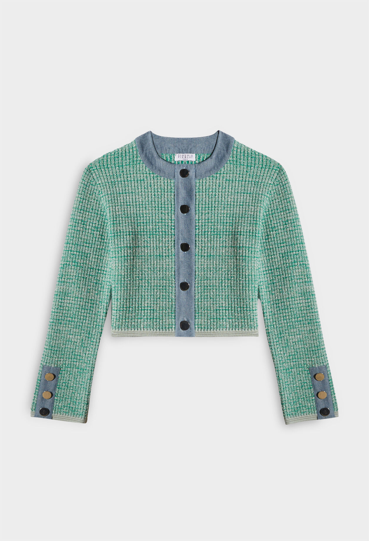 Cardigan bimatière