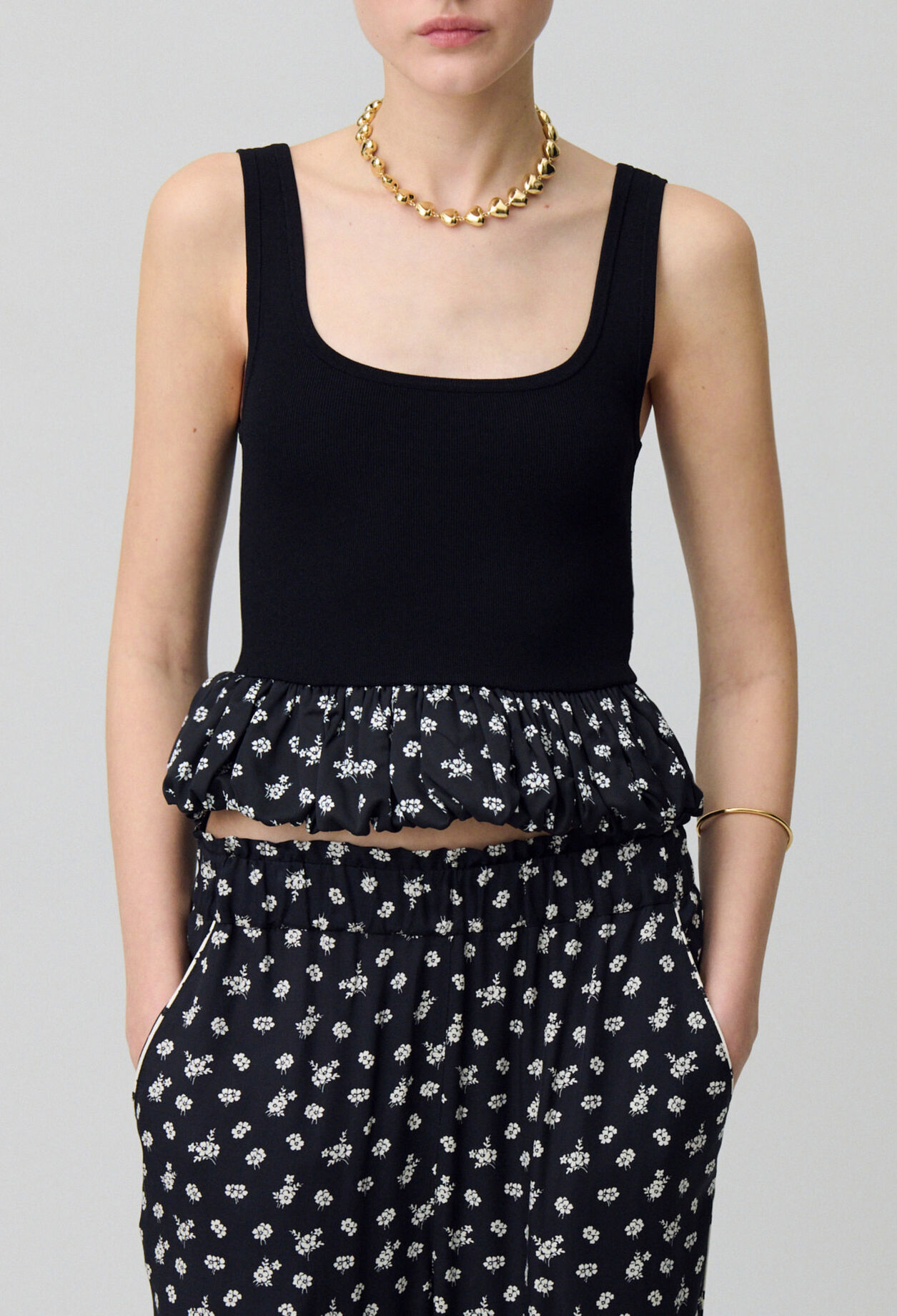 Ruffled Tank Top