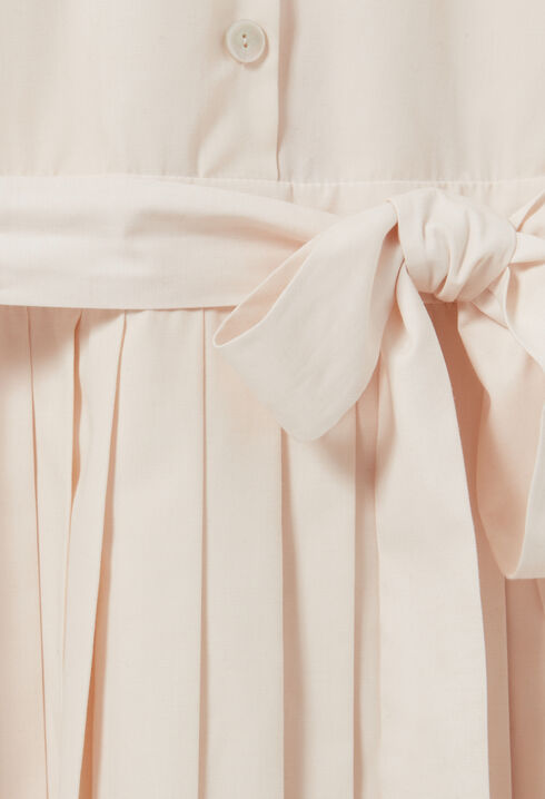Robe chemise ceinturée boutonnée