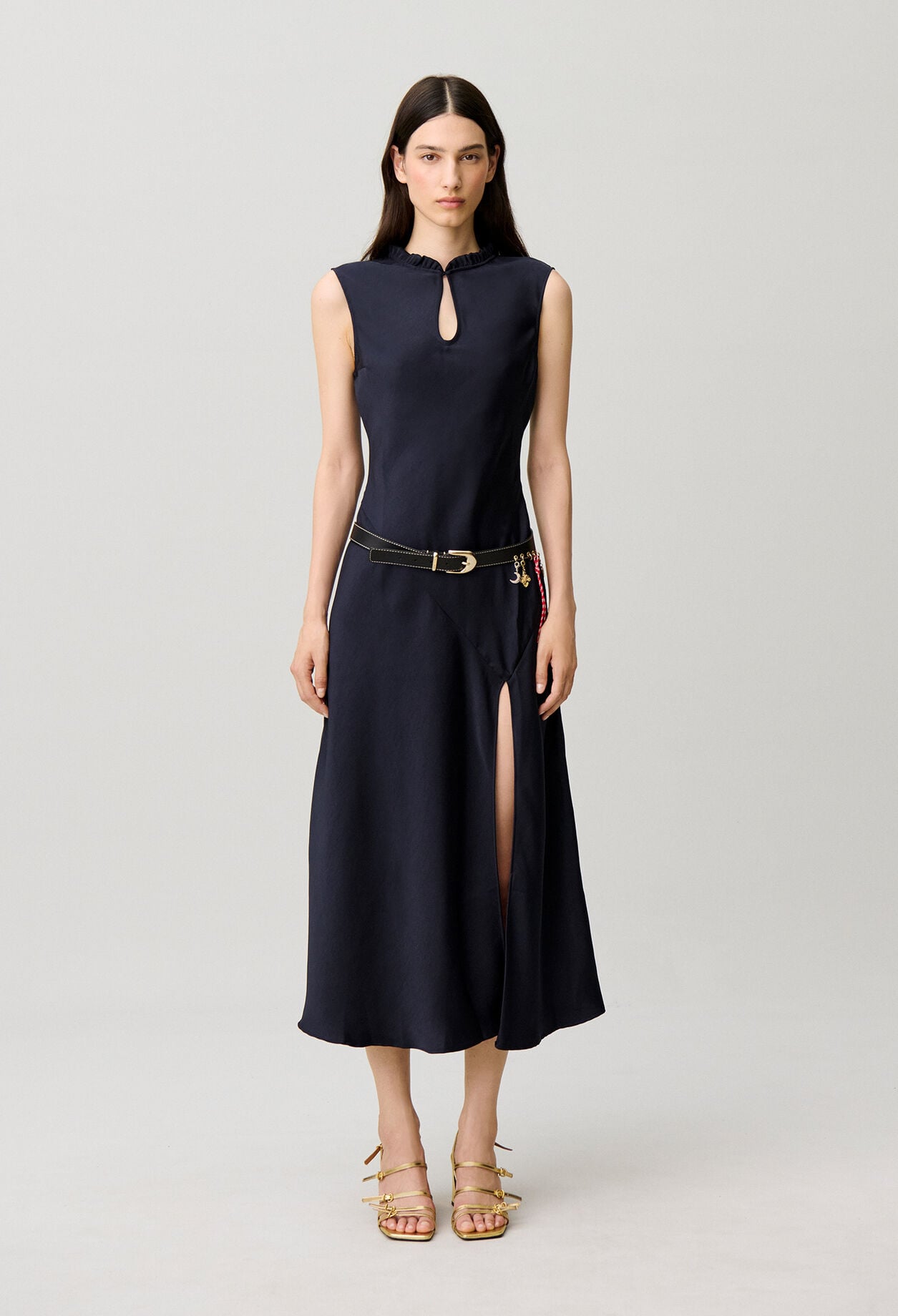 Robe midi fluide