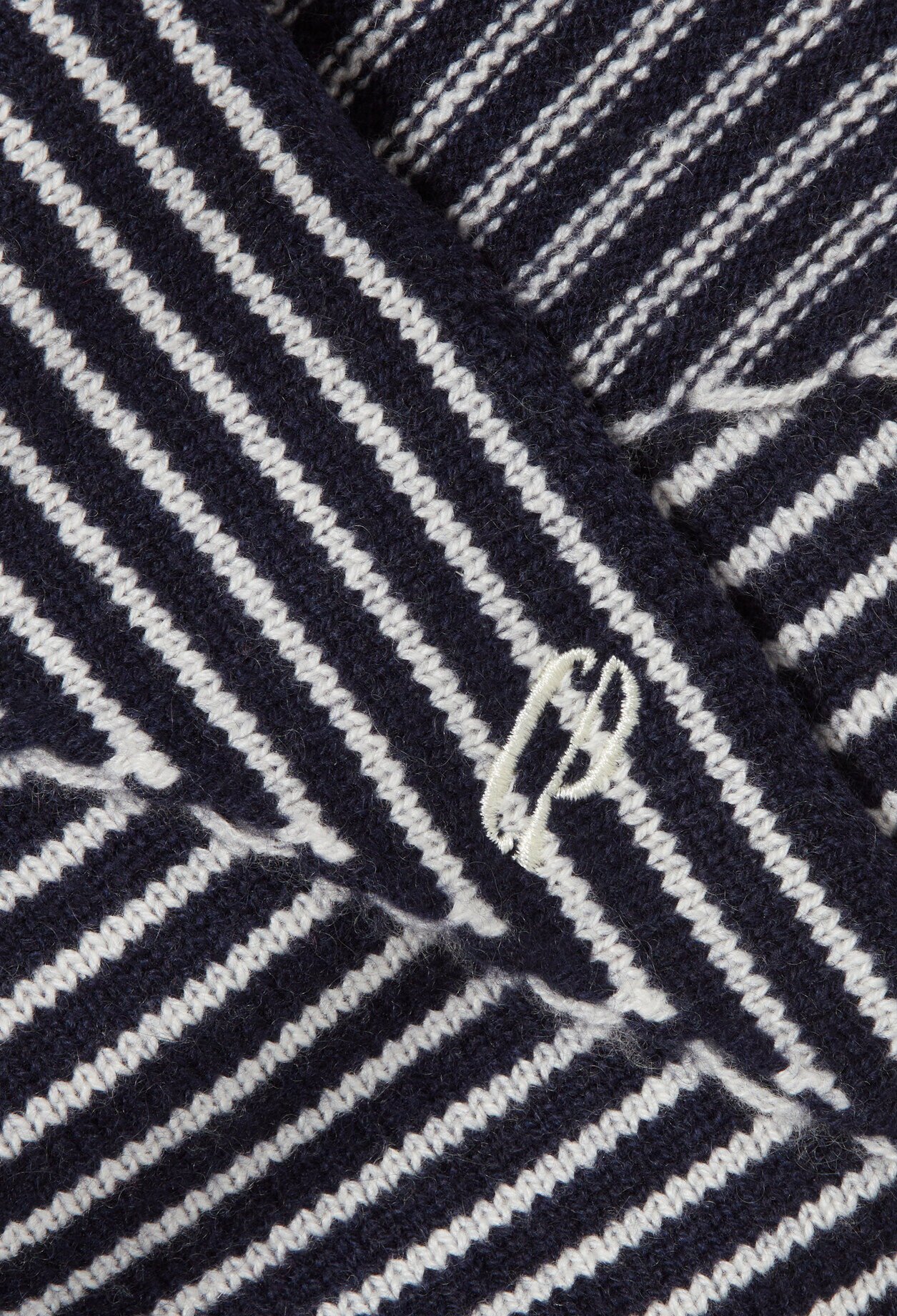 Wool and cashmere scarf