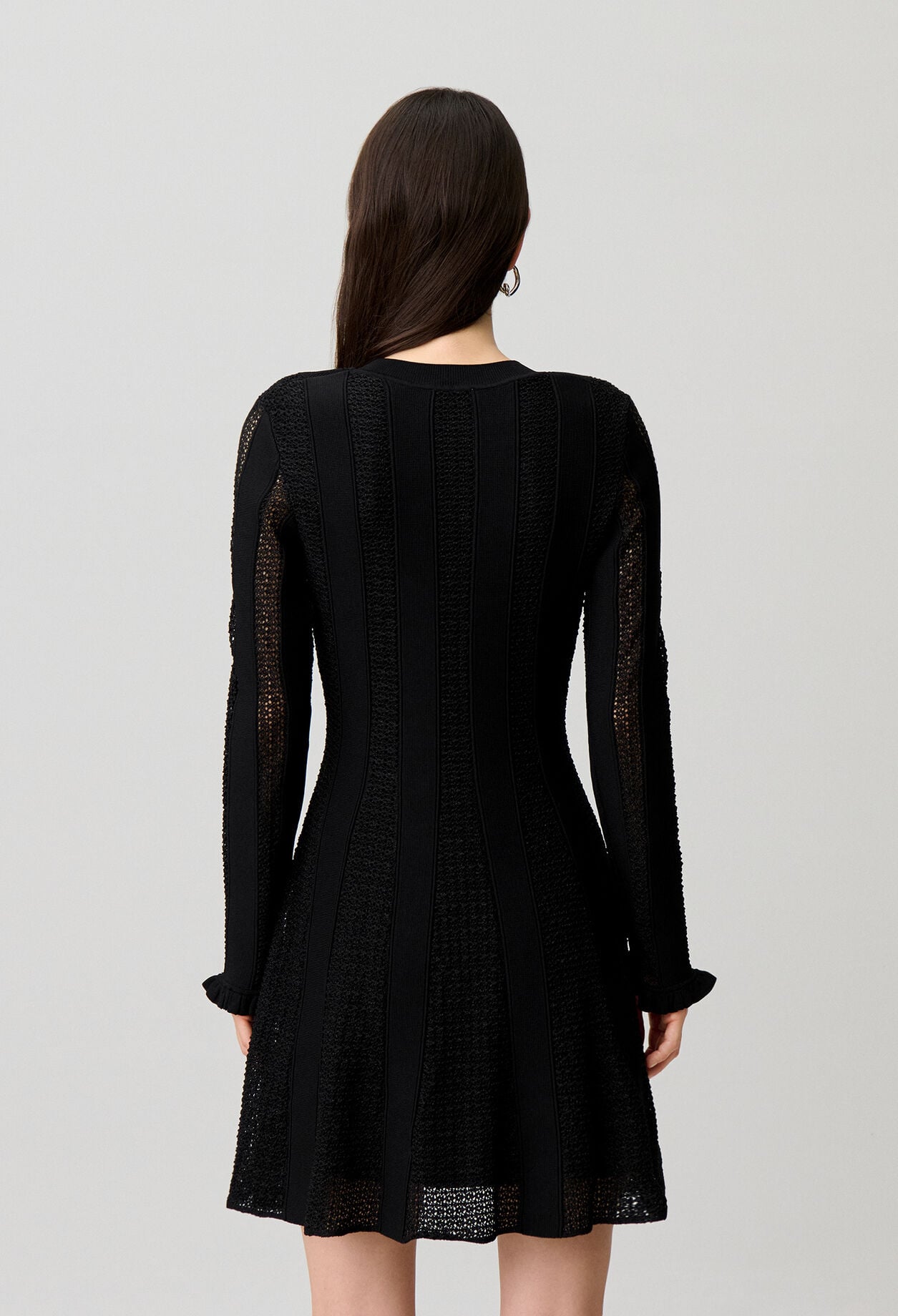 Robe patineuse maille lurex
