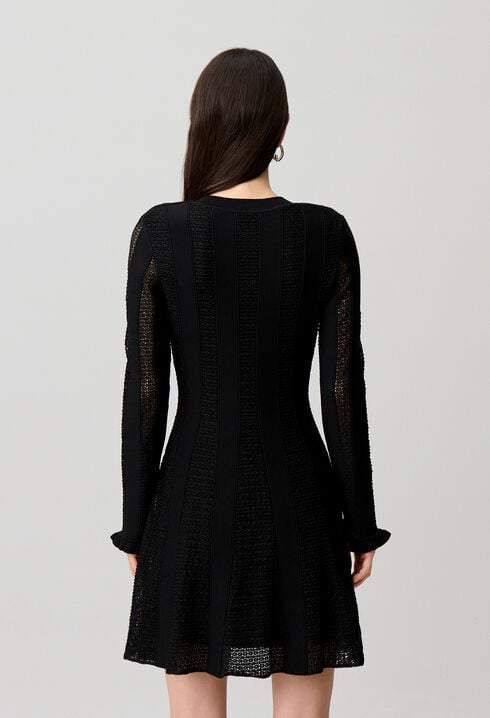 Robe patineuse maille lurex