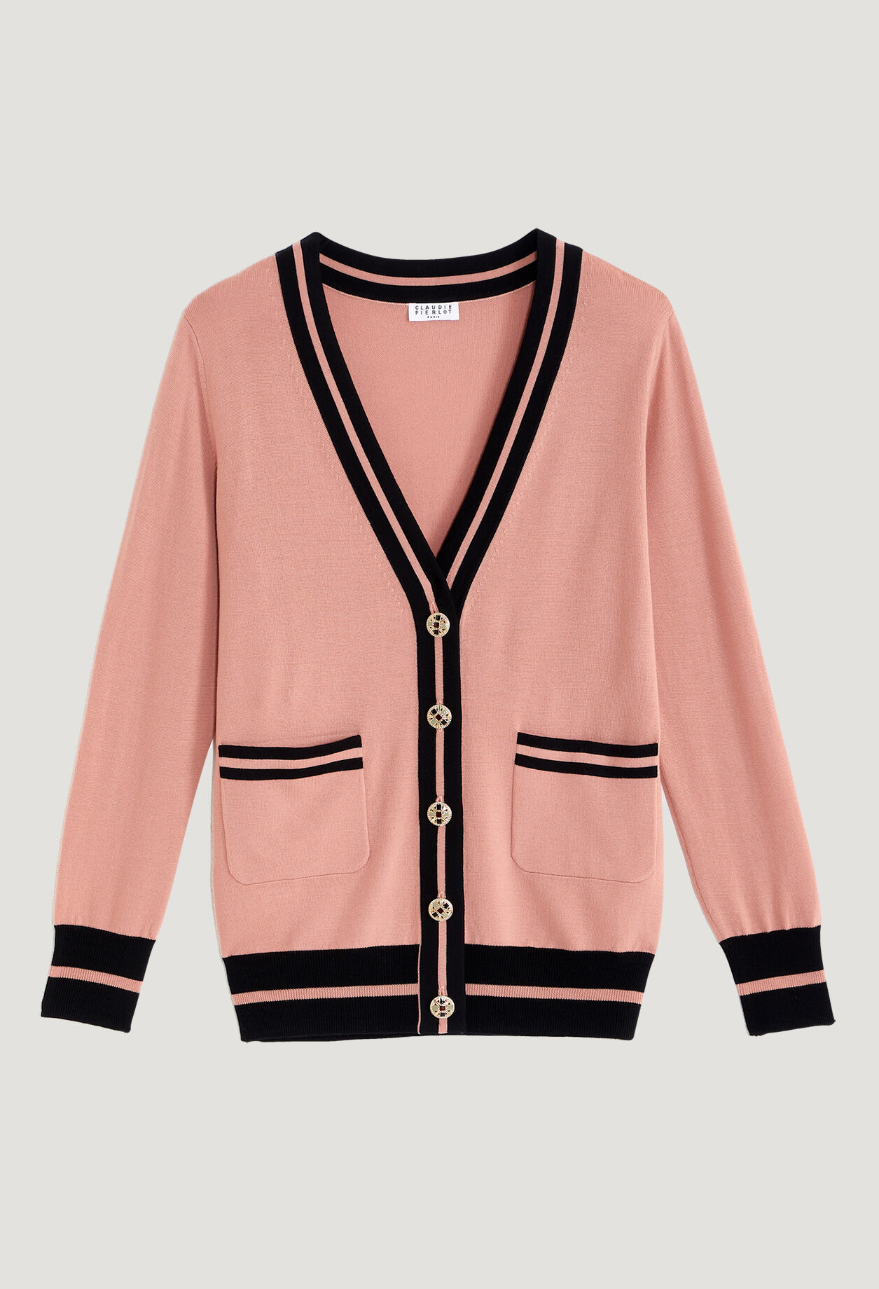 Cardigan bicolore