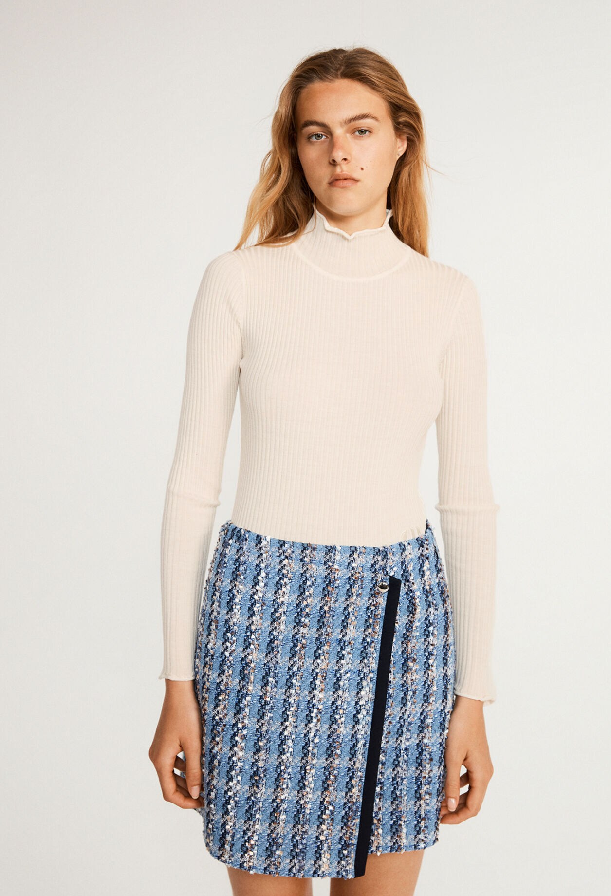 Pull à col roulé