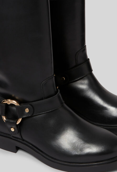 Bottes hautes cuir