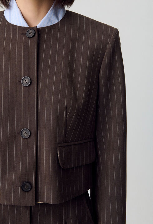 Veste boîte courte