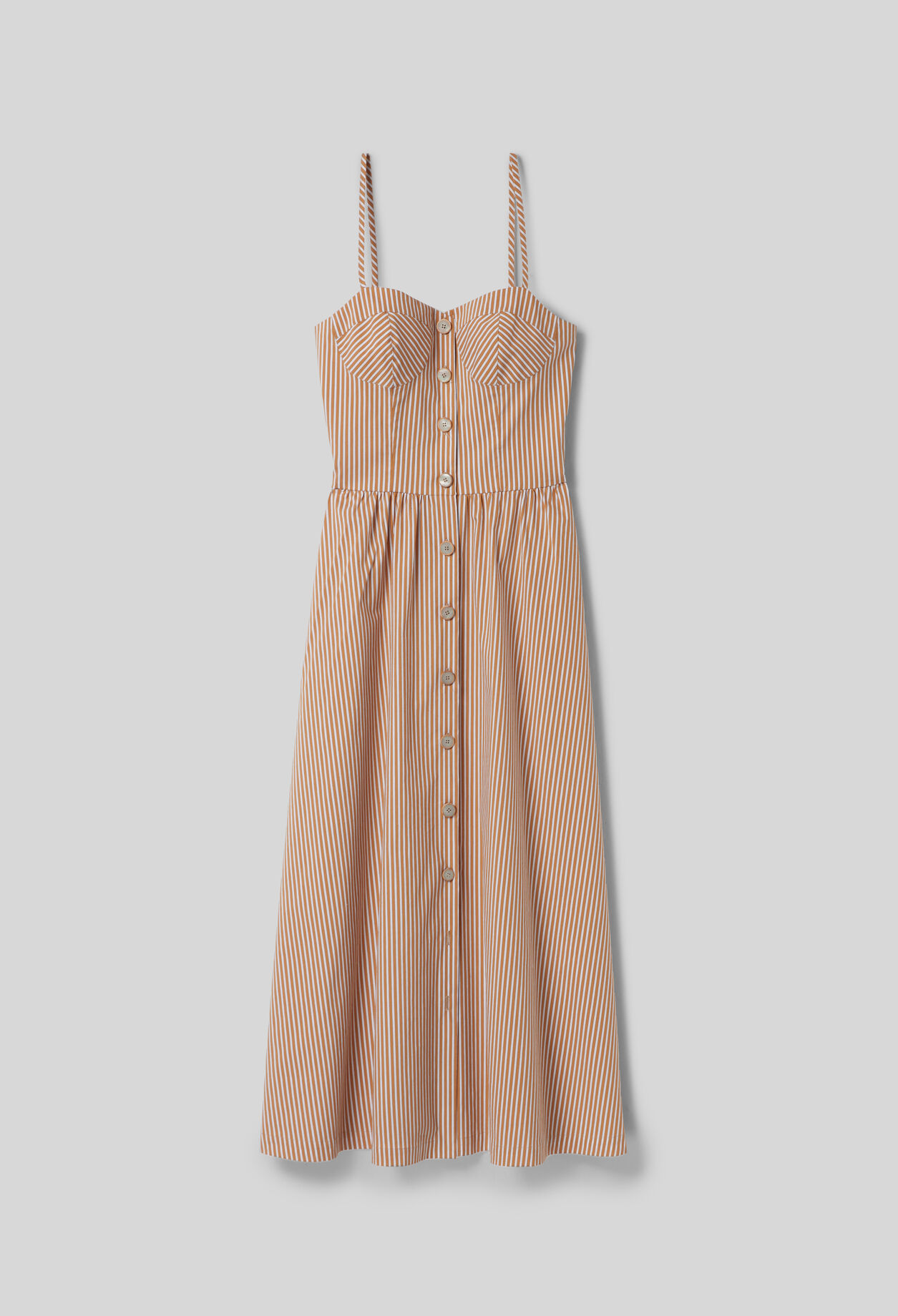 Gestreiftes Maxikleid