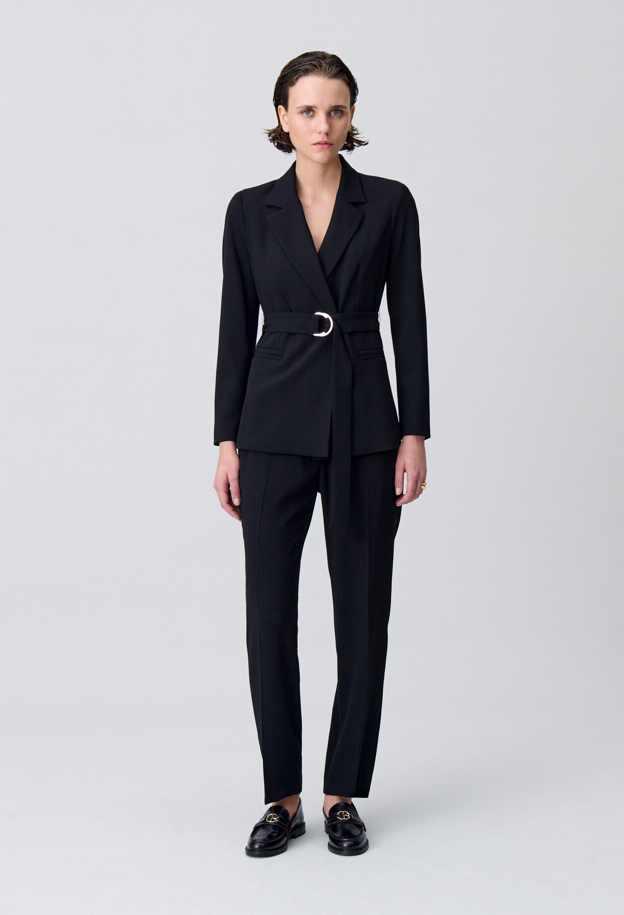 Plain tailored trousers 