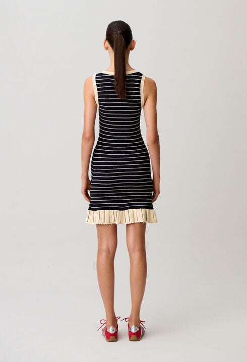 Short striped dress