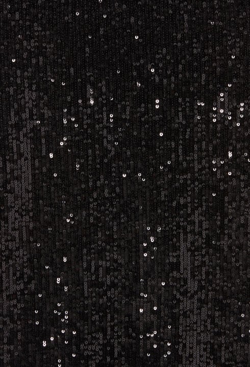 Top à sequins noir