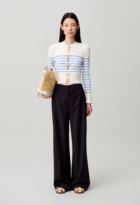 Fine-knit jumper