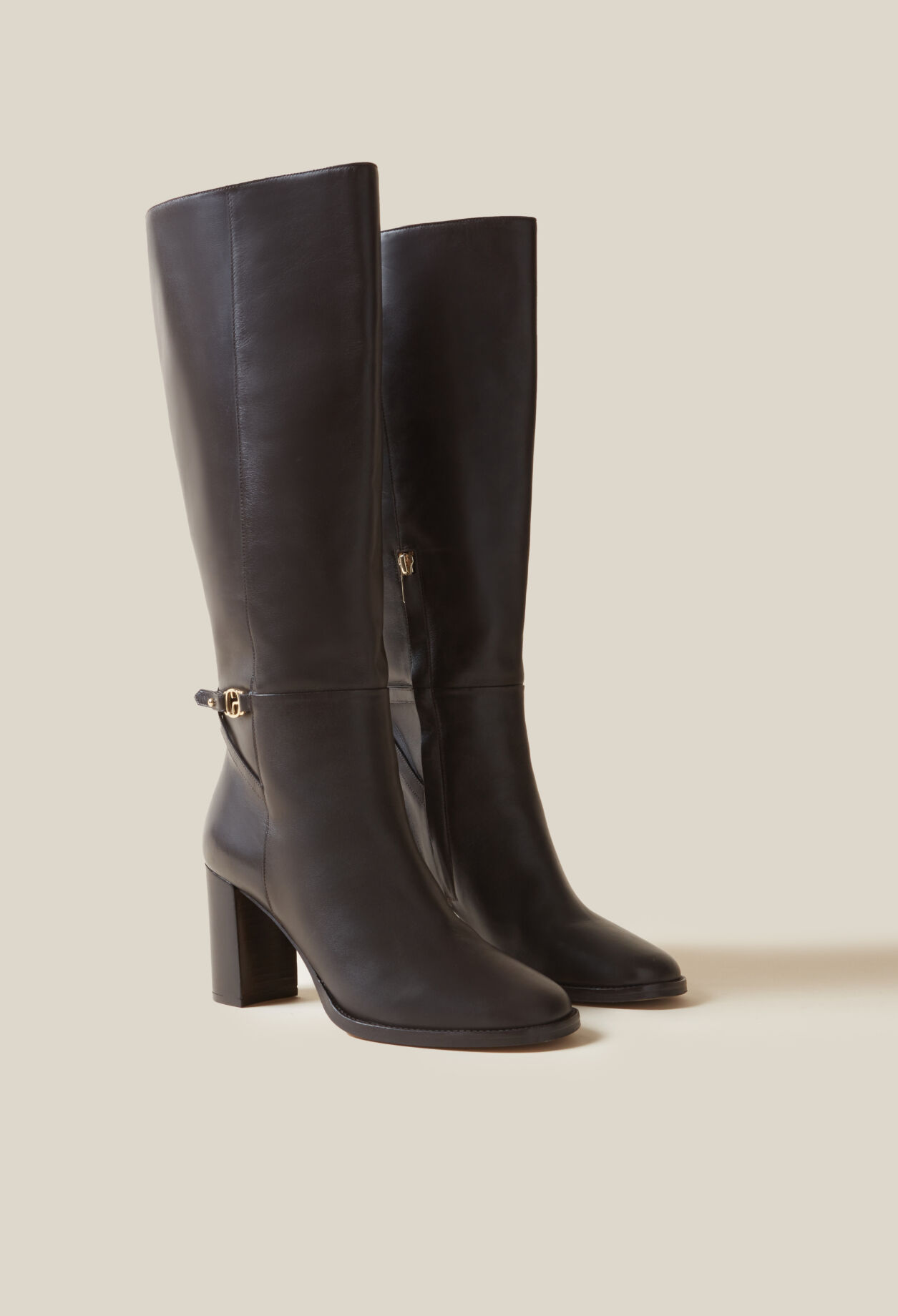 Patent Leather CP Logo Boots