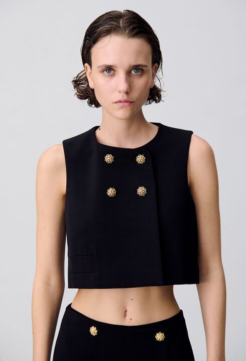 Sleeveless Top Blazer