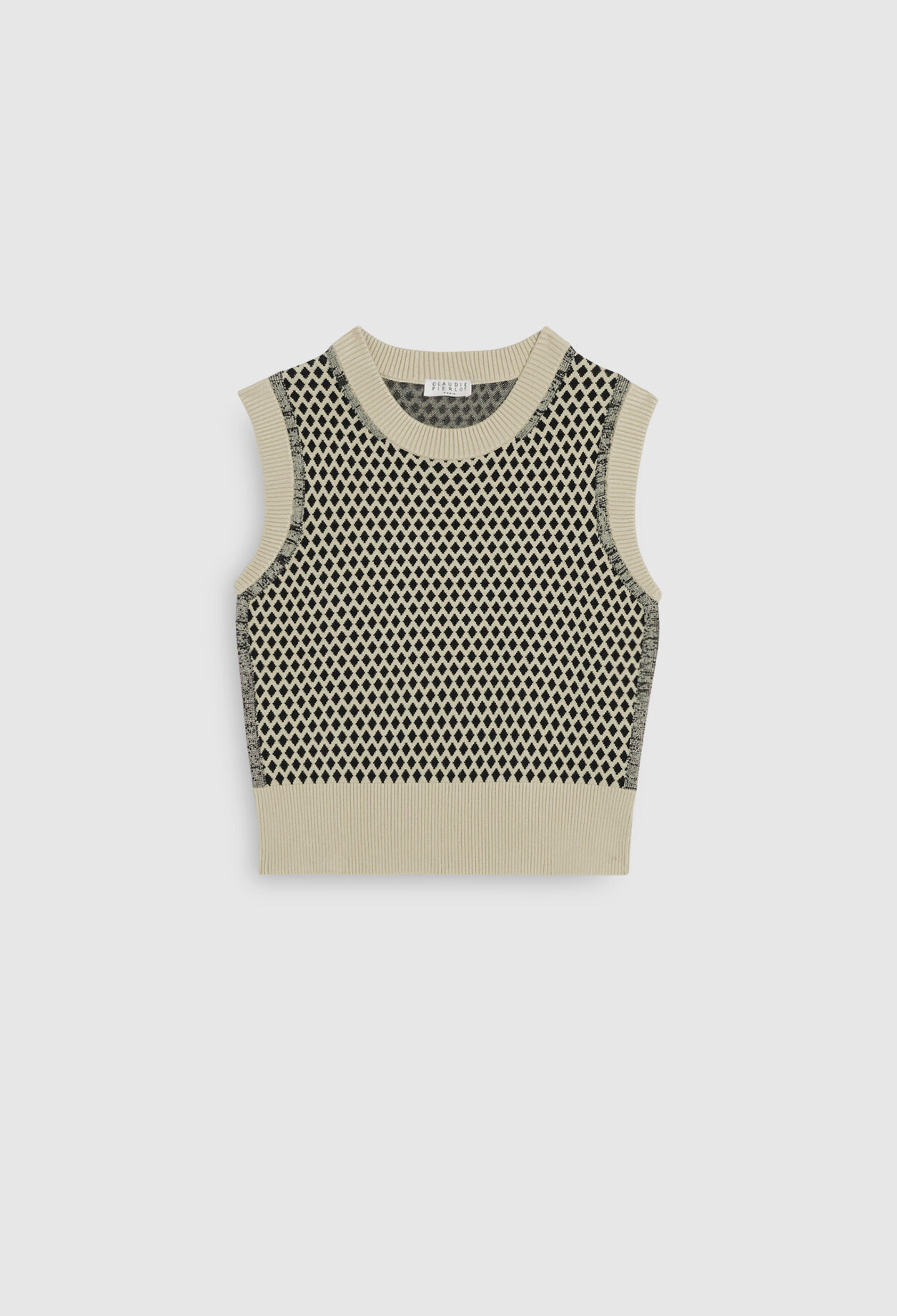 Ärmelloser Pullover