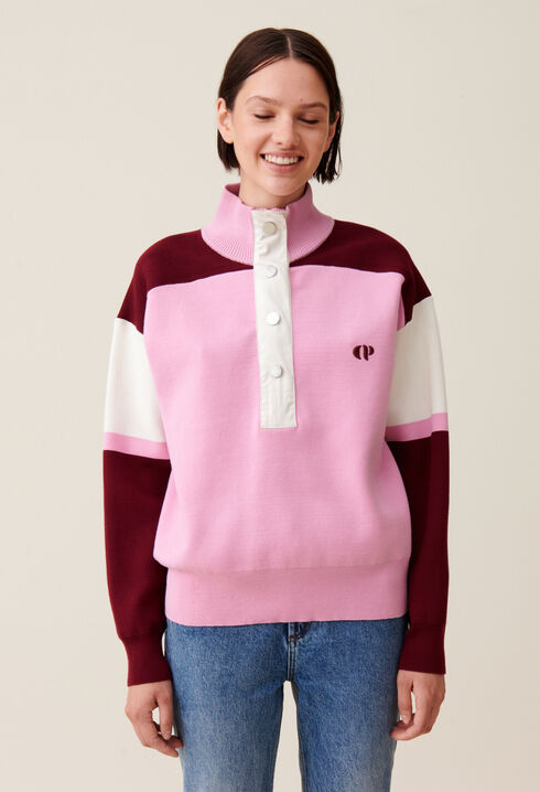 Minimum trucker collar sweatshirt