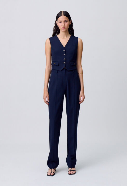 Pantalon tailleur cigarette