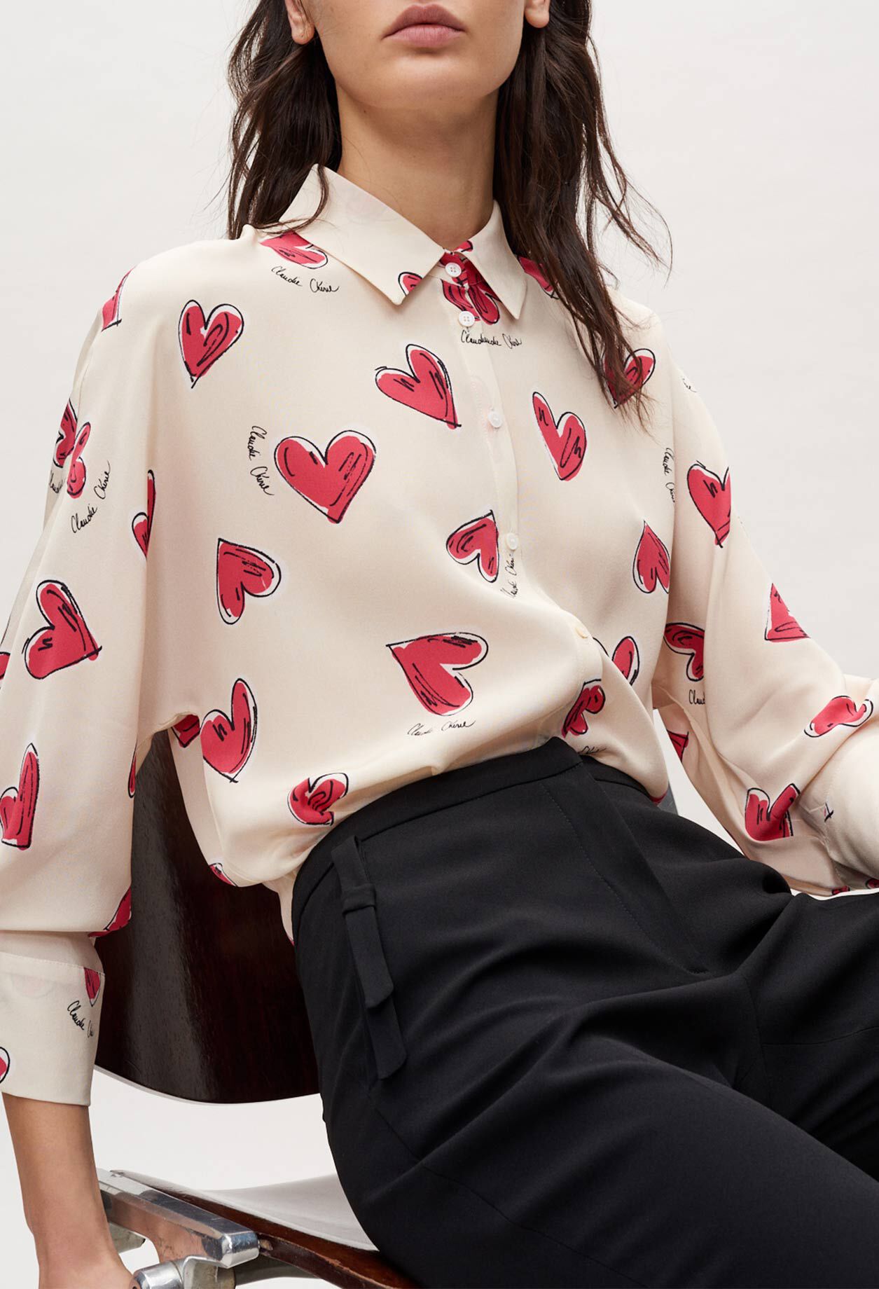 Flowing printed shirt