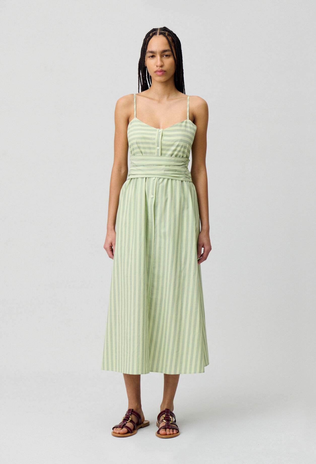 Long strappy dress