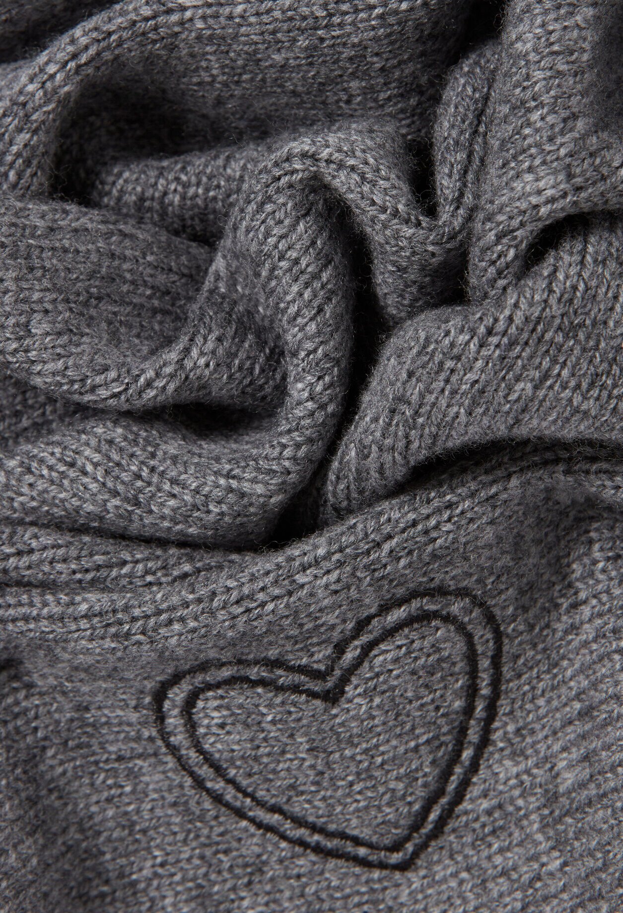 Wool and cashmere scarf