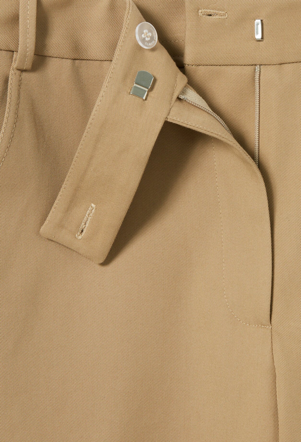 Wide-Leg Straight Cargo Trousers