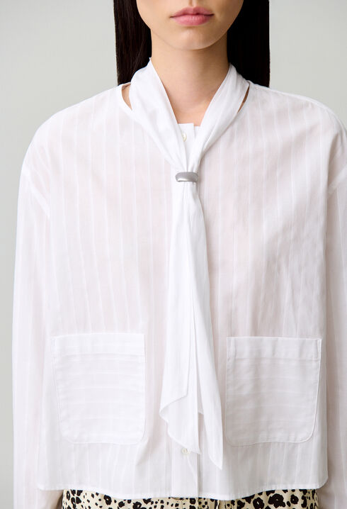 Chemise coton rayures