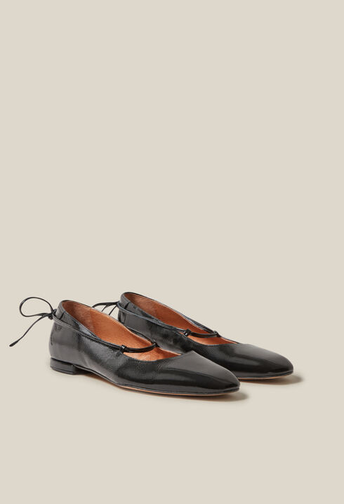 Ballerinas Lackleder