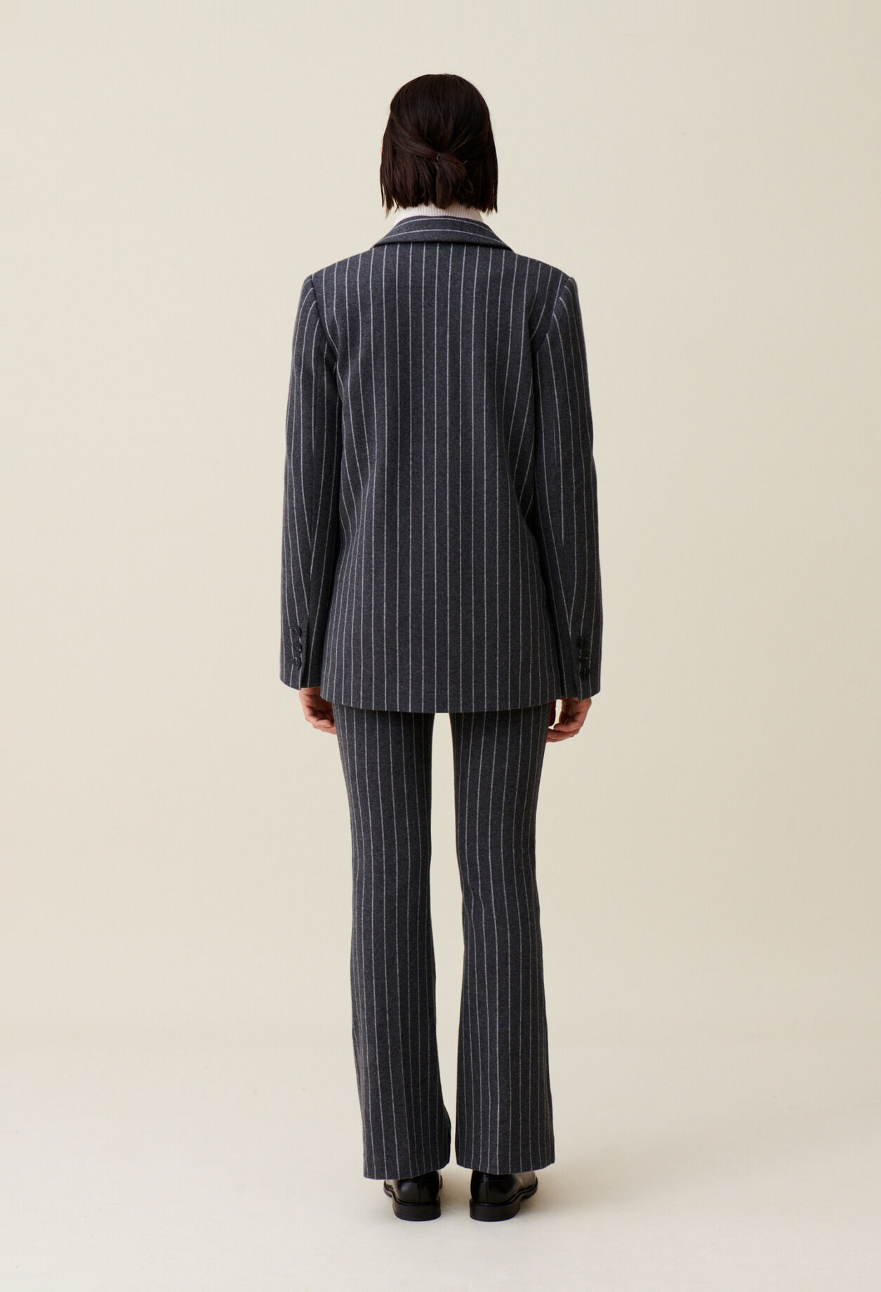 Oversized gestreifter Blazer