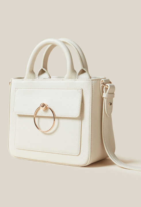 Sac Anouck cuir grain&eacute;