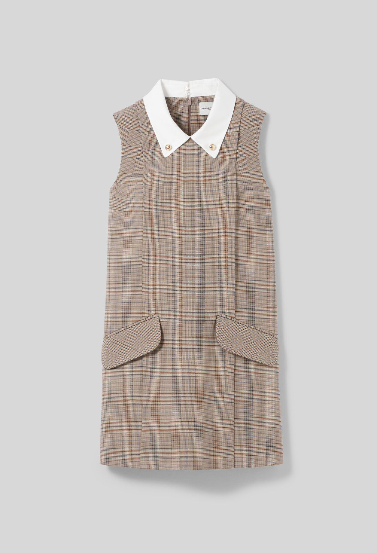 Kurzes Kleid mit Karomuster