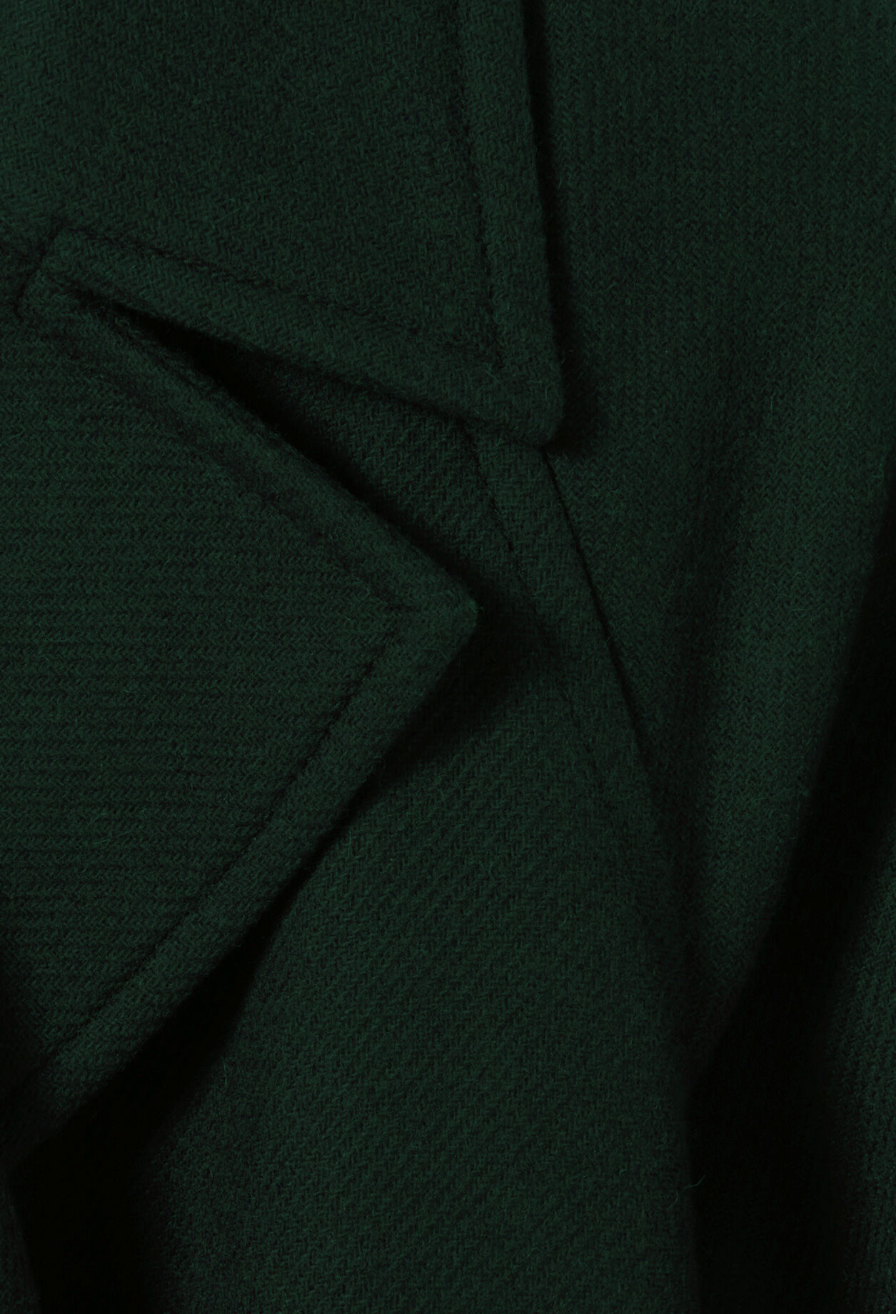 Long green trench coat