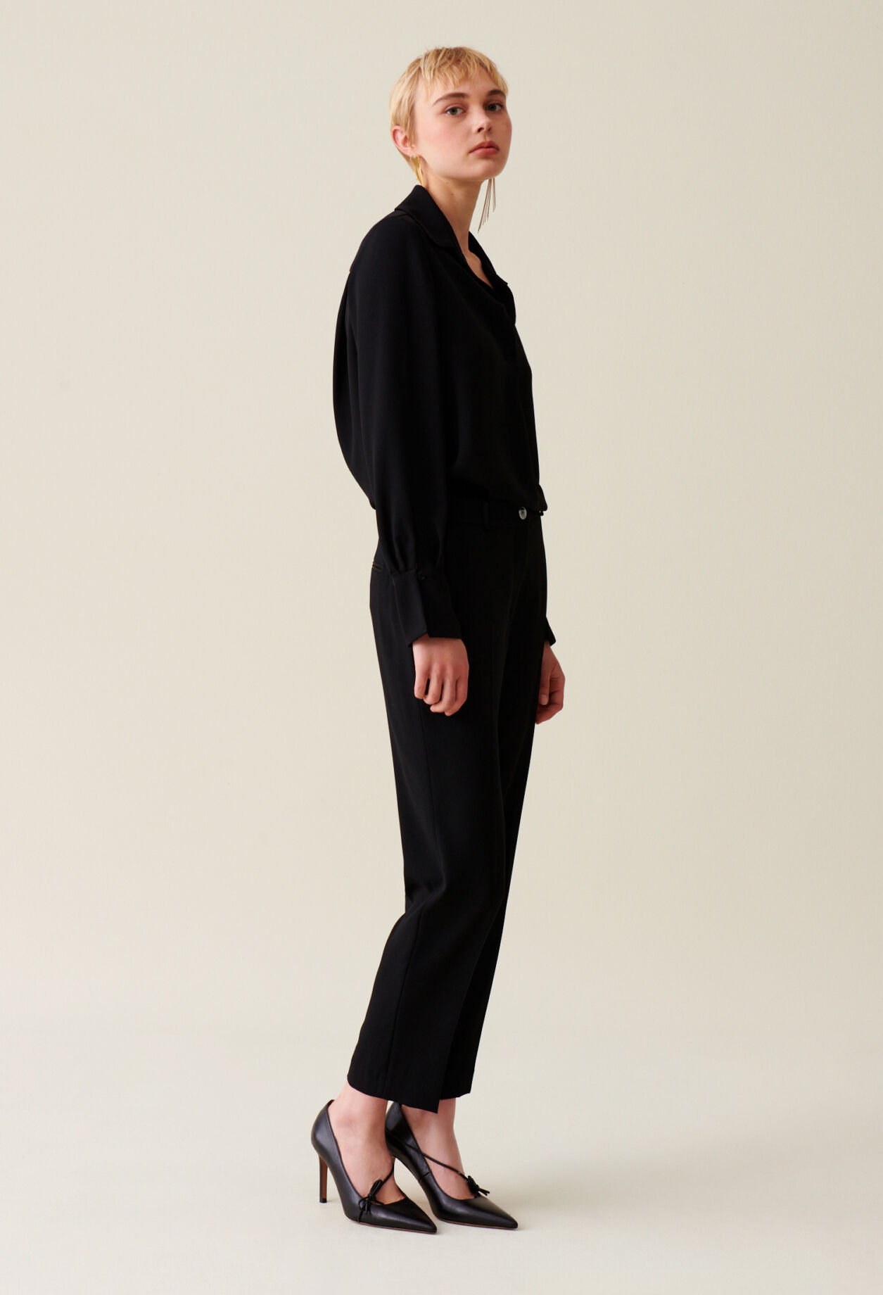 Blouse fluide noire 