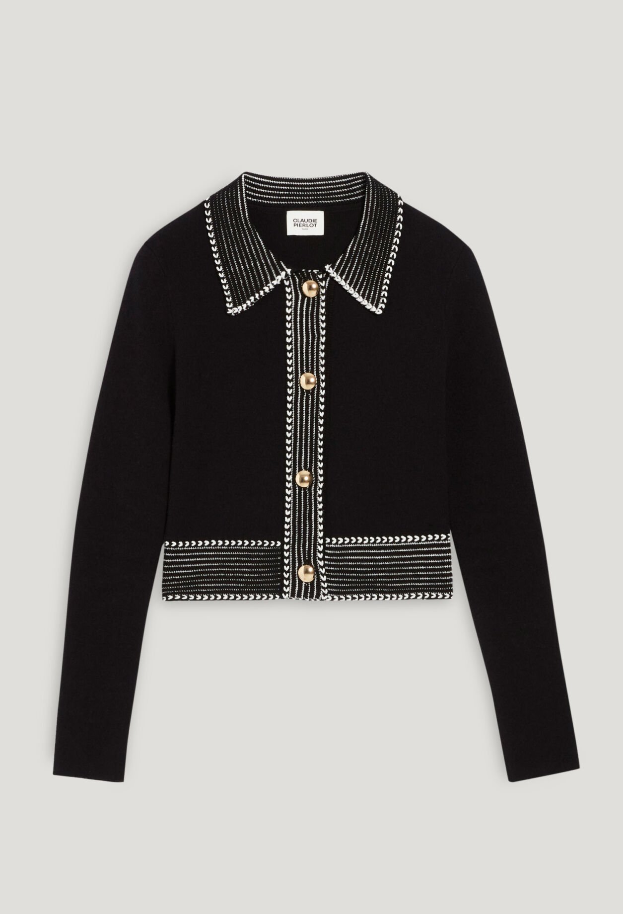 Kurzer Strick-Cardigan