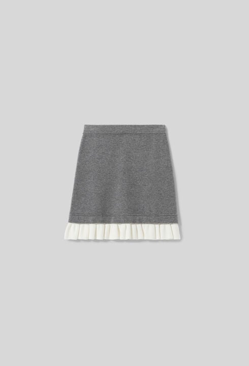 Jupe courte maille fine
